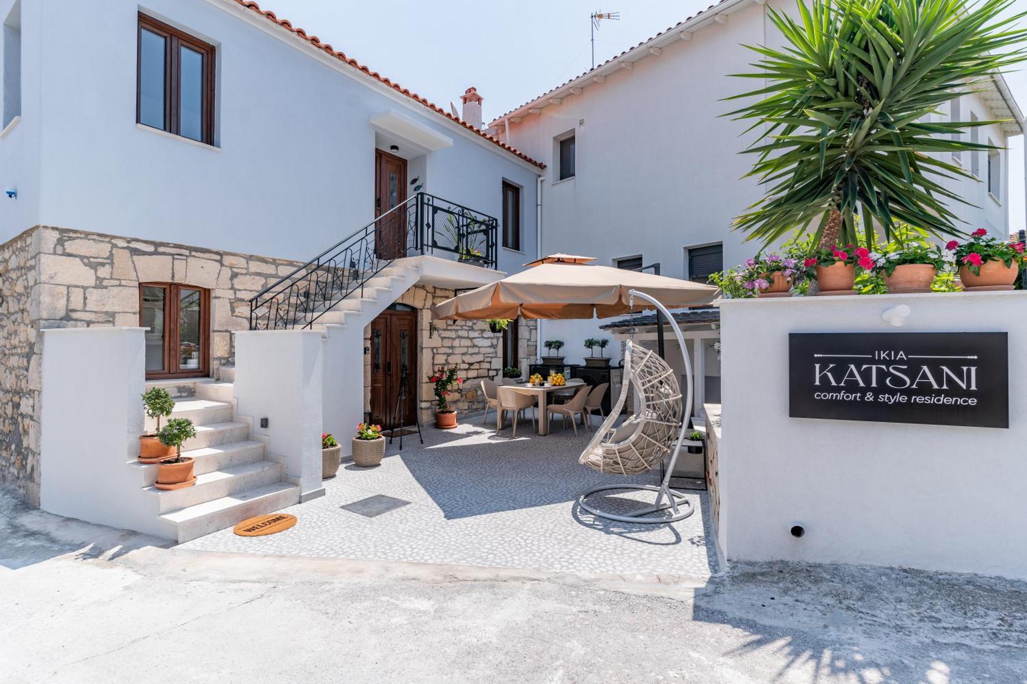 Ikia Katsani Villa Afytos Buitenkant foto